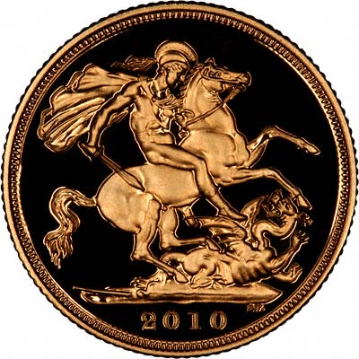 Reverse of 2010 Proof Sovereign