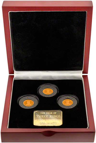 2010 Gold One Crown Set in Presentation Box