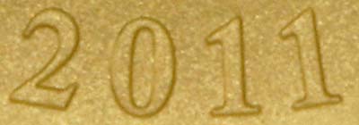 2011 Gold Coin