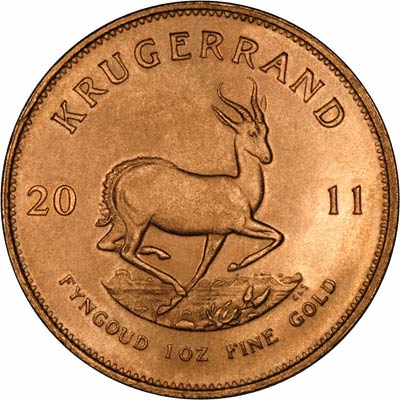 Reverse of 2011 Krugerrand