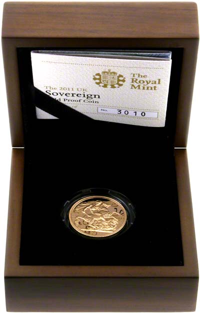 2011 Proof Sovereign in Presentation Box