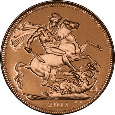 Reverse of 2011 Proof Sovereign