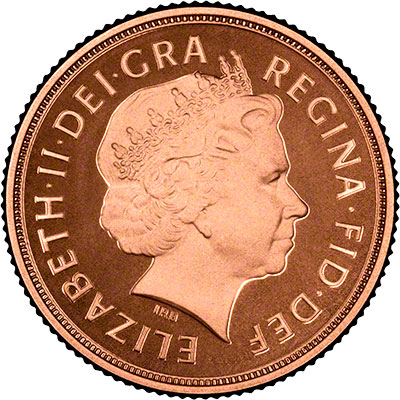 Obverse of the 2011 Proof Sovereign