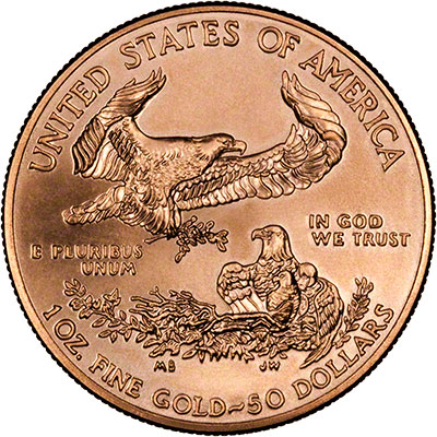 Reverse of 2011 One Ounce Gold Eagle