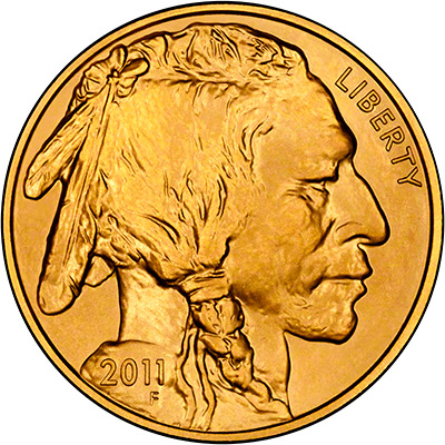 Obverse of 2011 US Gold Buffalo