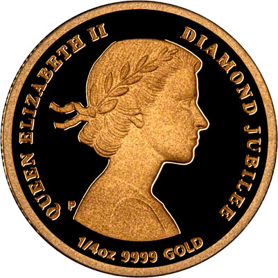 Reverse of 2012 Australian Diamond Jubilee Gold Proof Coin