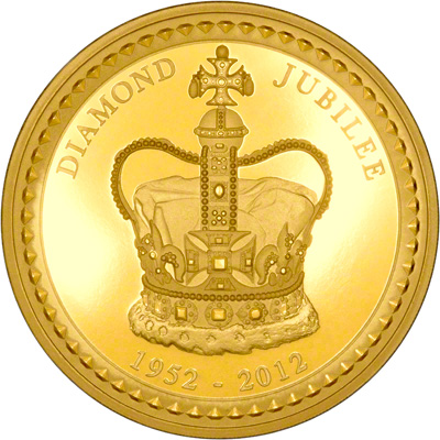 Reverse of 2012 Australian Diamond Jubilee One Kilo Gold Proof Coin