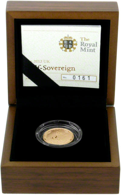 2012 Gold Proof Half Sovereign in Presentation Box