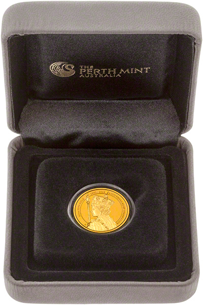 2013 Australian 60th Anniversary of Queen Elizabath II Coronation Gold Proof Coin in Presentation Box