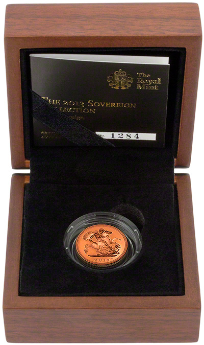 2013 Gold Proof Half Sovereign in Presentation Box