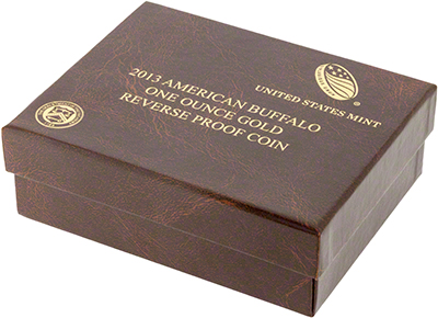 2013 US Reverse Proof Gold Buffalo Presentation Box