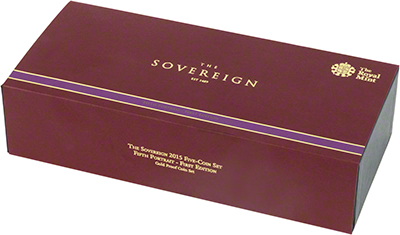 2015 Five Coin Gold Proof Set Presentation Box