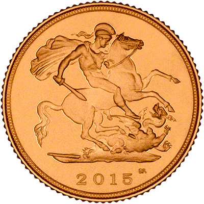 2015 Gold Proof Half Sovereign