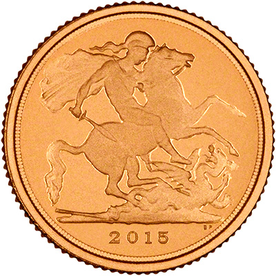 2015 Gold Proof Quarter Sovereign