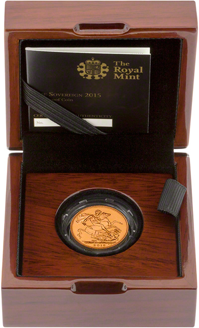 2015 Gold Proof Sovereign in Presentation Box