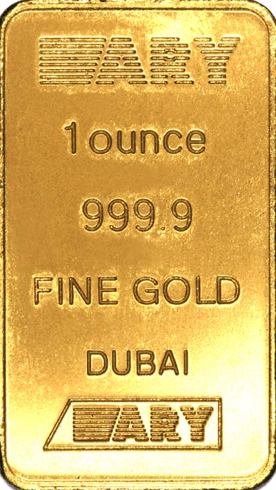 ARY Dubai One Ounce Gold Bar Gold Bar