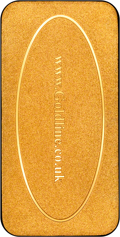 Reverse of Baird & Co 250g Gold Bar
