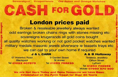 Cash for Gold - London Prices Paid