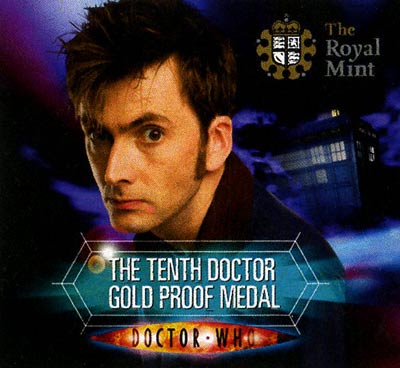 Dr. Who Gold Medallion Certificate