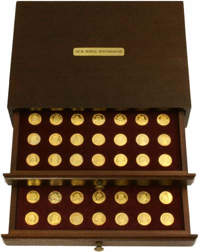 Our Royal Sovereigns 70 Medallions Collection in Box