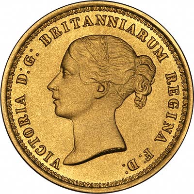 Obverse of Replica Una & the Lion Gold Five Pounds