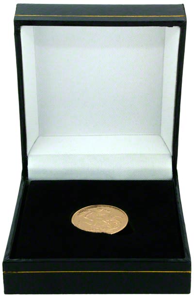 Leatherette Box for Gold Sovereign