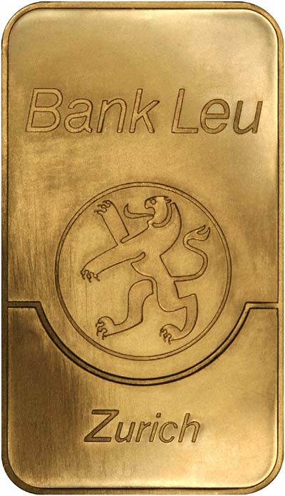 Bank Leu 50 Gram Gold Bar