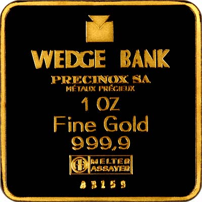 Wedge Bank 1 Ounce Gold Bar