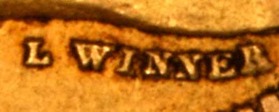 L. WINNER Error in Engraver's Name