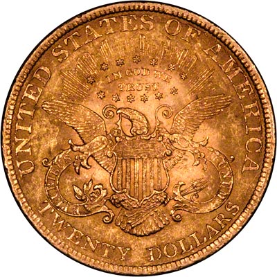 Reverse of 1899 American Gold Double Eagle