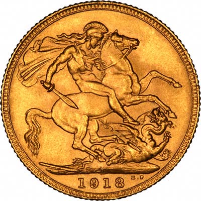 1918 Gold Sovereign