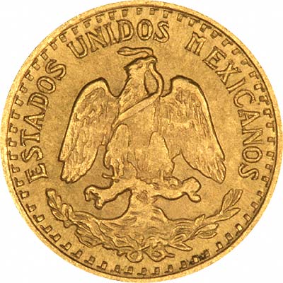 Obverse of 1920 Mexican 2 Pesos