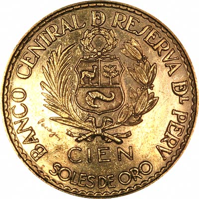 Reverse of 1965 Peru