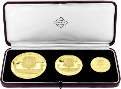 1066 - 1966 Set of Three Medallions in Presentation Box