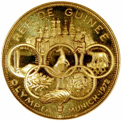 Obverse of 1969 Republic of Guinea 2,000 Francs