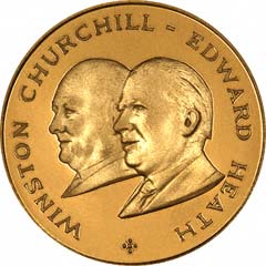 Obverse of 1972 Paneuropean Gold 50 ECUs