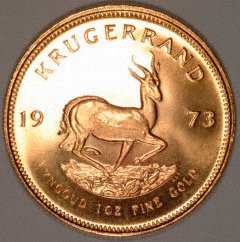 Reverse of 1973 Krugerrand