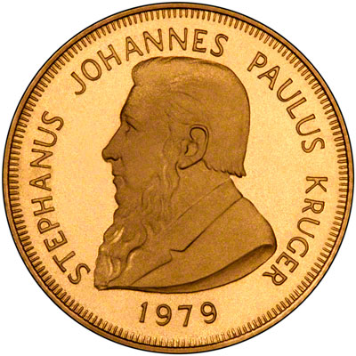 Obverse of 1979 South Africa Gold Medallion