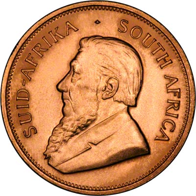 Obverse of 1980 One Ounce Gold Krugerrand