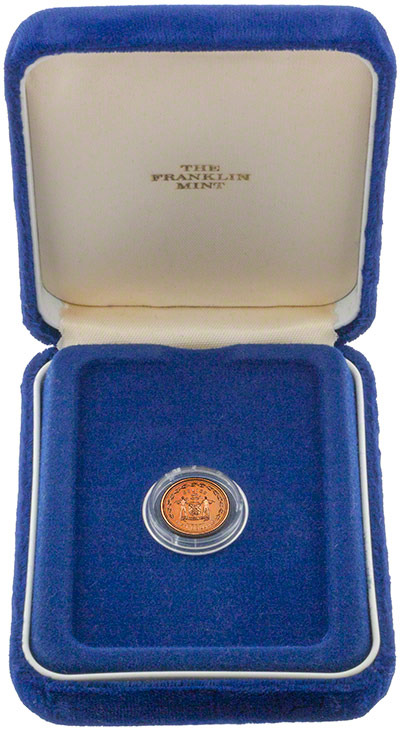 1981 Belize Gold Proof $50 in presentation Box