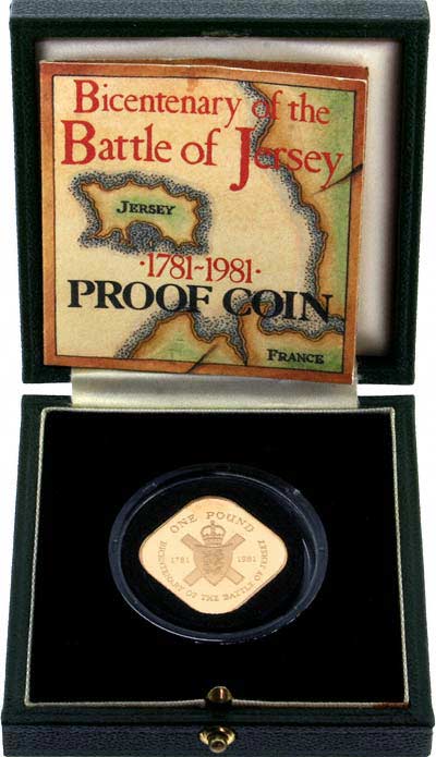 1981 Jersey Proof Gold Pound Presentation Box