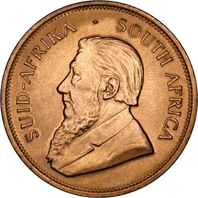 Obverse of 1982 One Ounce Gold Krugerrand