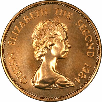Obverse of 1984 Year of the Rat Gold Proof $1000