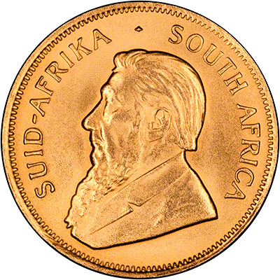 Obverse of 1984 Half Ounce Gold Krugerrand