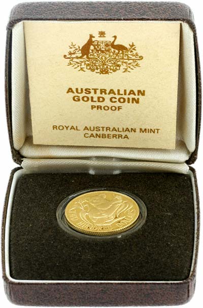 1985 Australia $200 Gold Proof Coin in Presentation Box