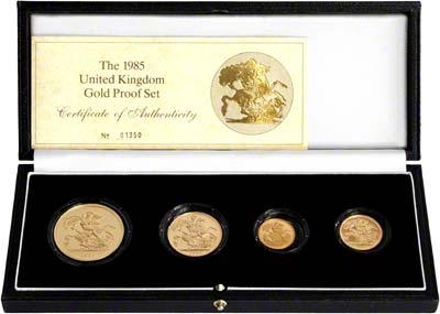 1985 Gold Proof Set in Box