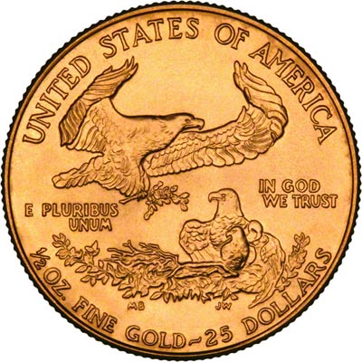 Reverse of 1986 Half Ounce Gold Eagle