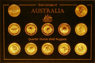 First Twelve Dates of Quarter Ounce Gold Nuggets