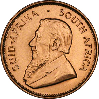 Obverse of 1988 Half Ounce Gold Krugerrand