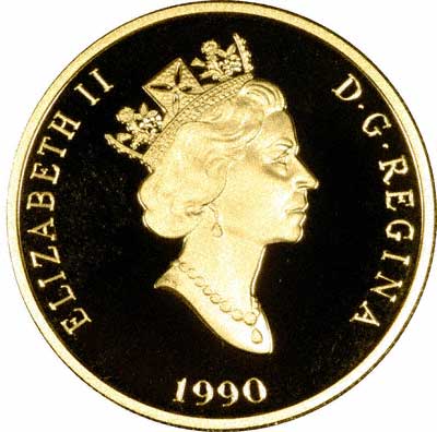 Obverse of 1990 Canadian 200 Dollars